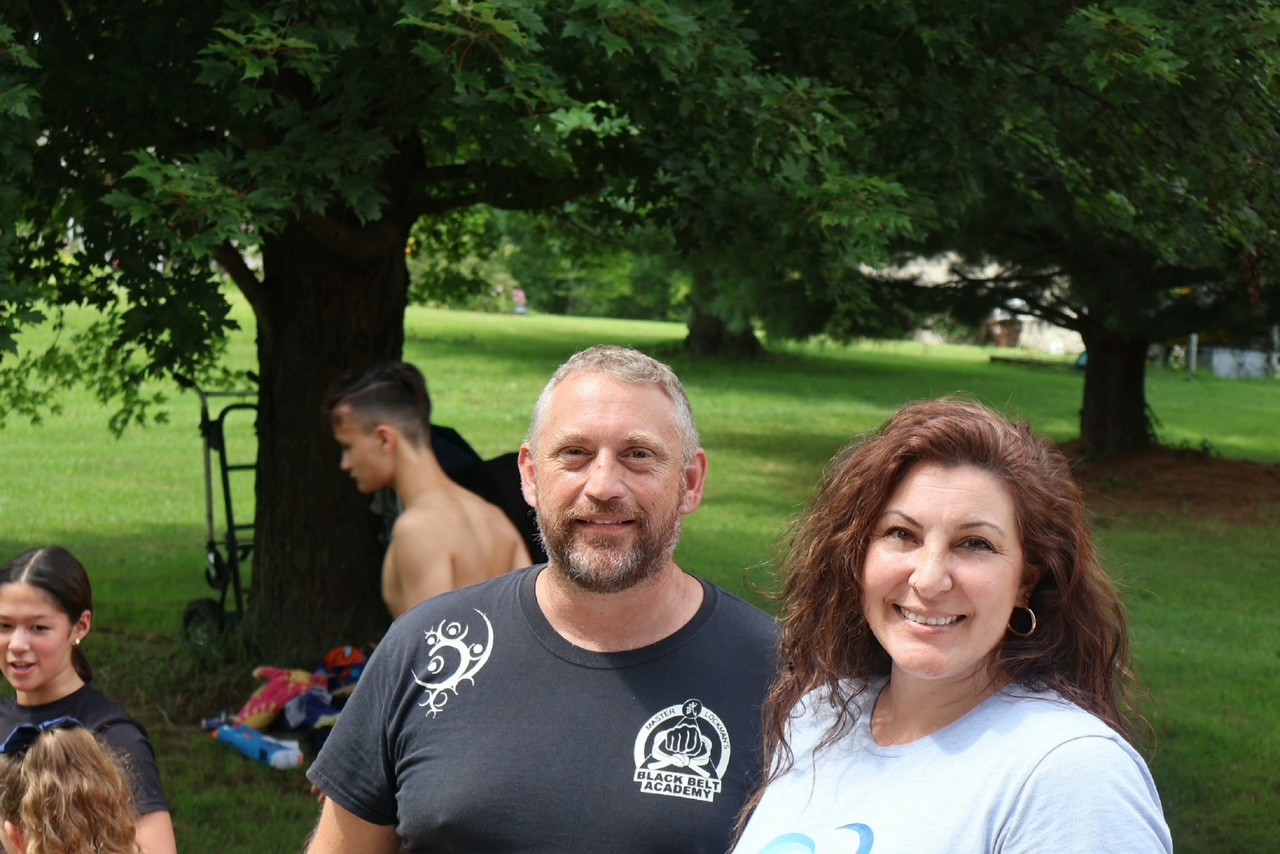 Community members participating in the Kaizen Black Belt Academy fundraiser
